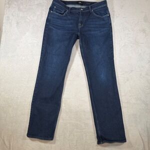 7 For All Mankind Austyn Relaxed Straight Leg Jeans Dark Wash Mens 34 JSMY9220LD